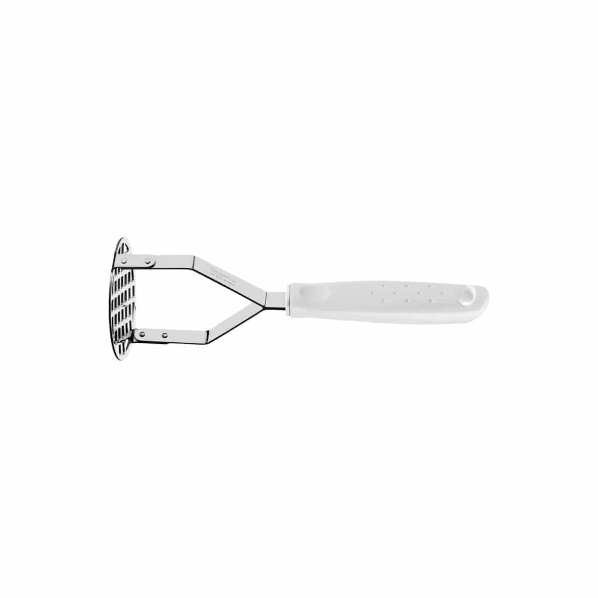 Puretera Tramontina Utilità de acero inoxidable 23.8 cm con mango blanco