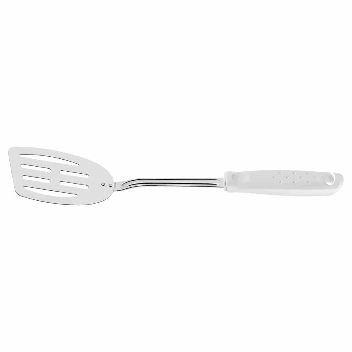 Espátula Tramontina Utilità de acero inoxidable 36.1 cm con mango blanco