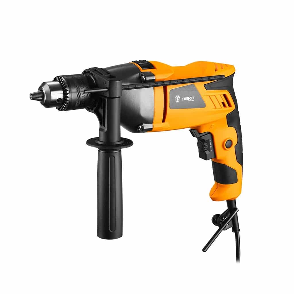 Taladro Con Percutor 13mm 1100w Deko Dkid13g110 Amarillo