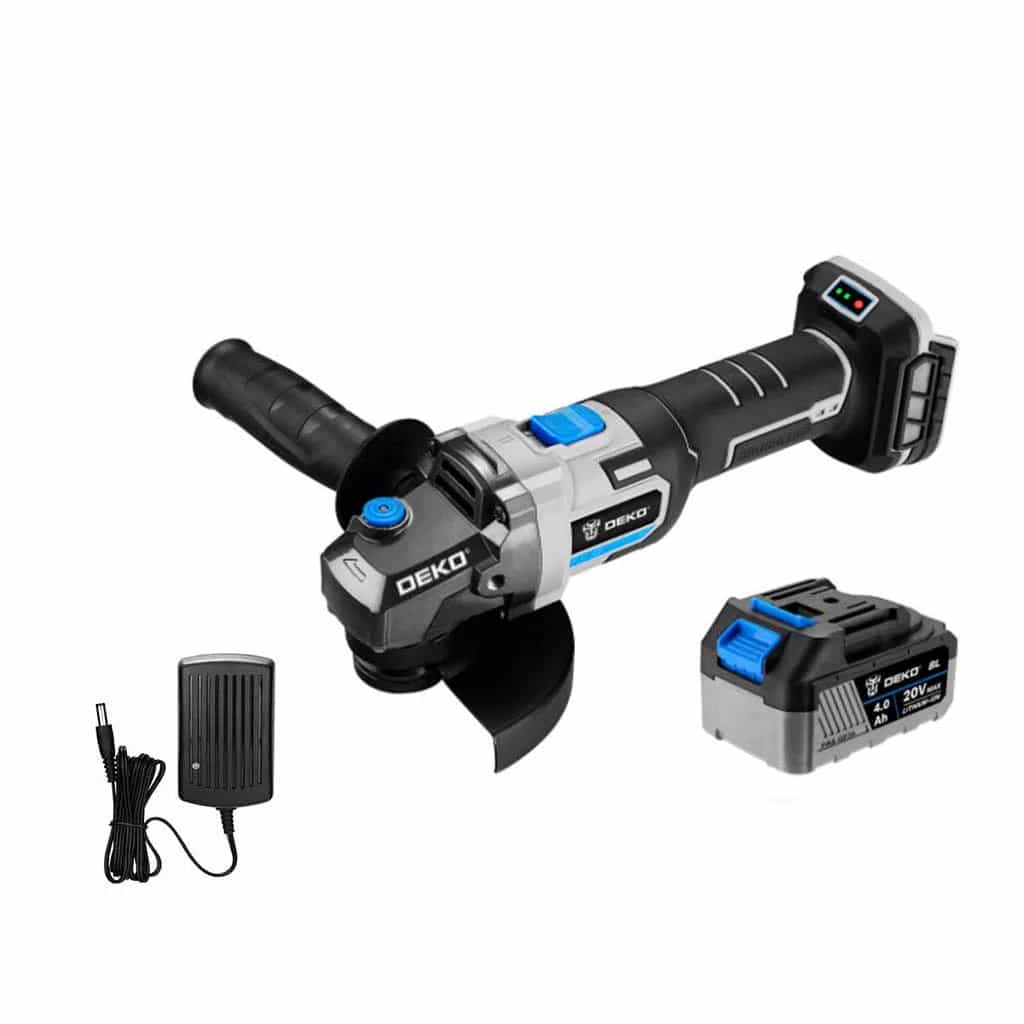 Amoladora Angular 5'' 20v C/bat. 4.0ah Y Carg Deko Brushless