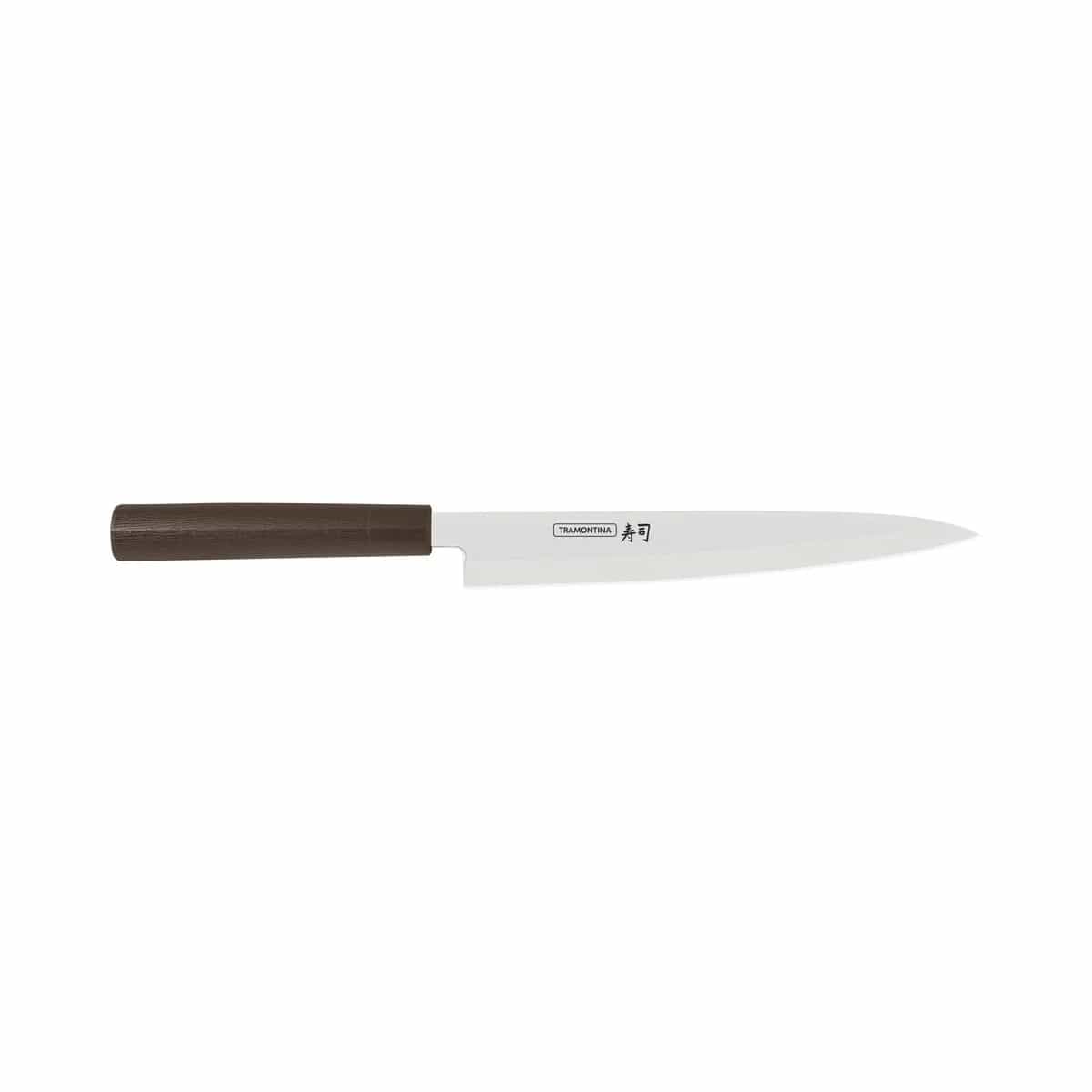 Cuchillo Yanagiba Tramontina Sushi Silver de acero inoxidable 9 pulgadas