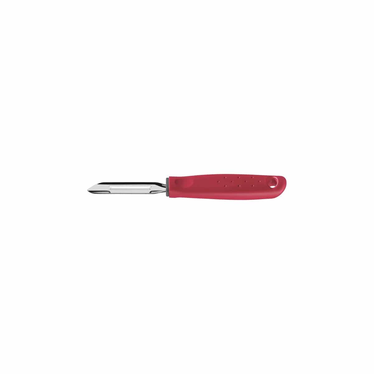 Pelapapas Tramontina Utilità de acero inoxidable 18.6 cm con mango rojo
