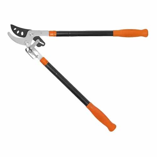 Tijera de poda bypass extensible Tramontina con mangos de 46.5 a 78.5 cm