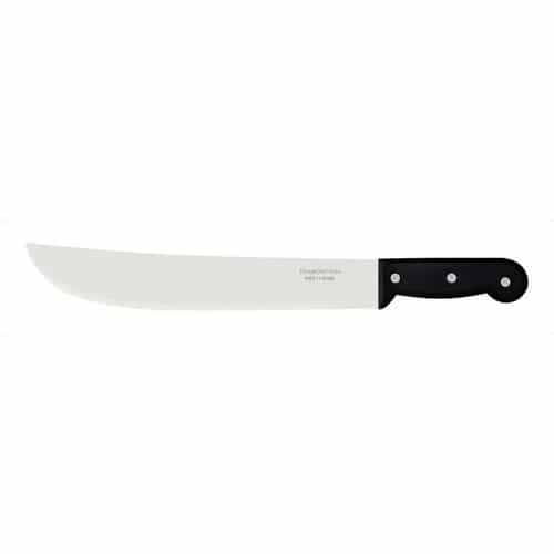 Machete de acero al carbono Tramontina 12 pulgadas con mango de polipropileno negro