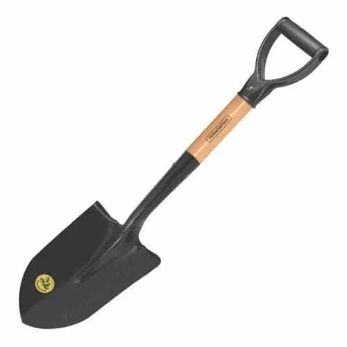 Pala de punta con mango de madera y empuñadura plástica Tramontina 45 cm