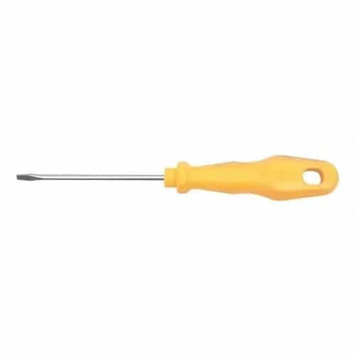 Destornillador plano Tramontina Master Yellow 1/8 x 3 pulgadas