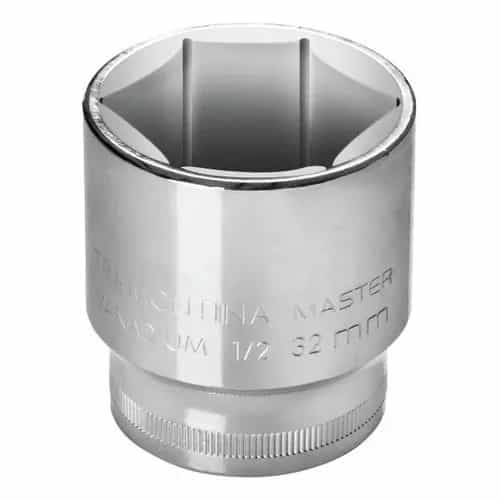 Tubo hexagonal de acero cromo vanadio Tramontina Master 14 mm encastre 1/2 pulgada