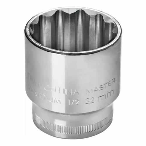 Dado estriado Tramontina Master 21 mm encastre 1/2 pulgada