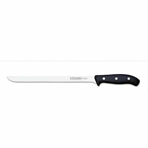 Cuchillo Jamonero 3 Claveles 25 Cm Acero Inoxidable