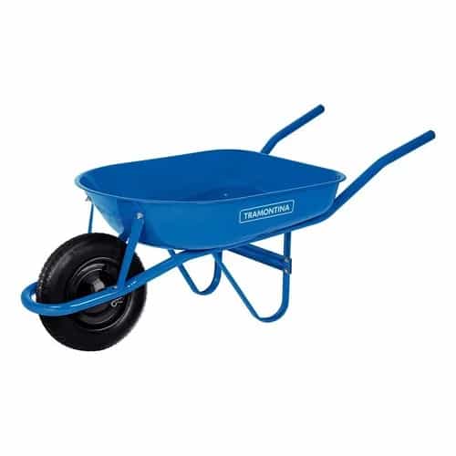 Carretilla De Mano Tramontina 50 L Rueda Maciza Azul