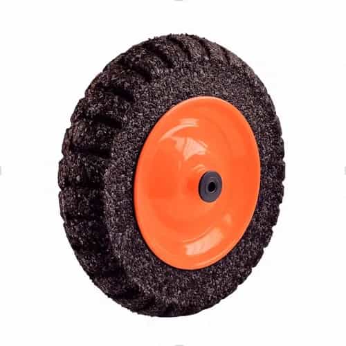 Rueda con neumático macizo de goma para carretilla Tramontina 35.8 cm