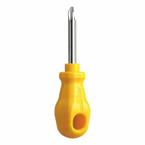 Destornillador Phillips corto Yellow Tramontina Master 1/4 x 1 1/2 pulgadas