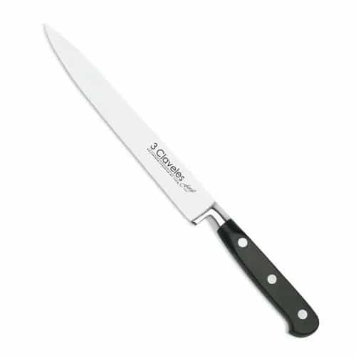 Cuchillo Filetear Forjado 3 Claveles 19 Cm Acero Inoxidable