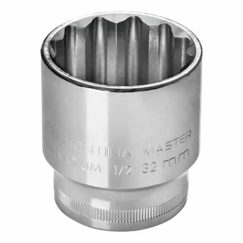 Llave Tubo Estriada Tramontina 32 Mm Acero Cromado