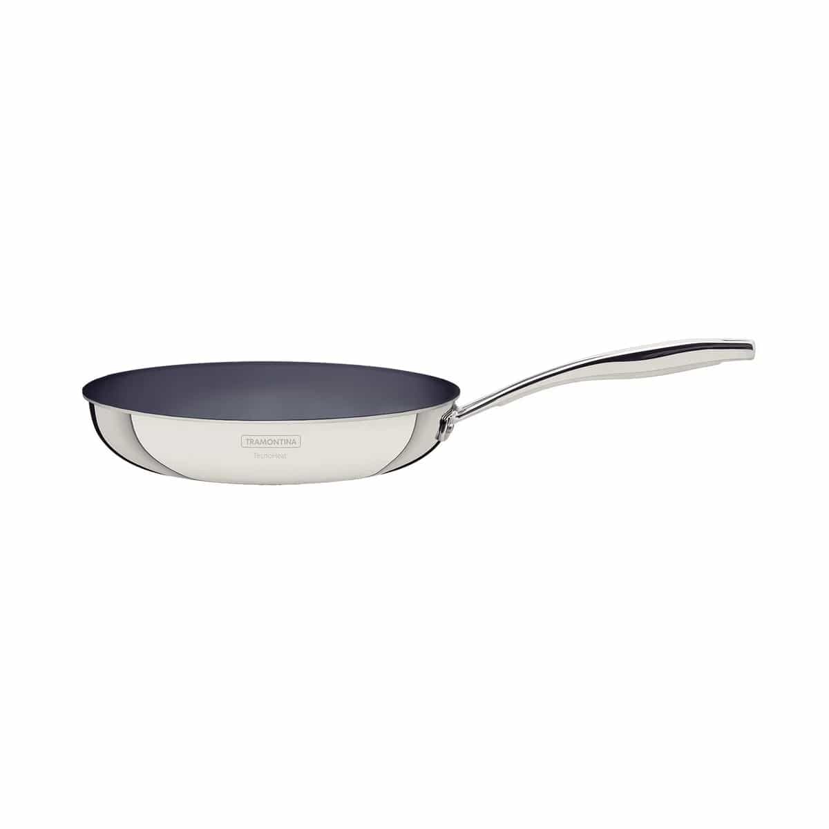 Sartén Tramontina Grano Triple Fondo 20 cm 1,2 L Acero Inoxidable con Revestimiento Cerámico — Apta para Inducción