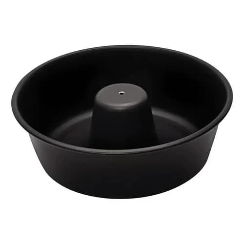 Molde para tortas y flanes Tramontina Brasil antiadherente 24 cm 2.6 L negro