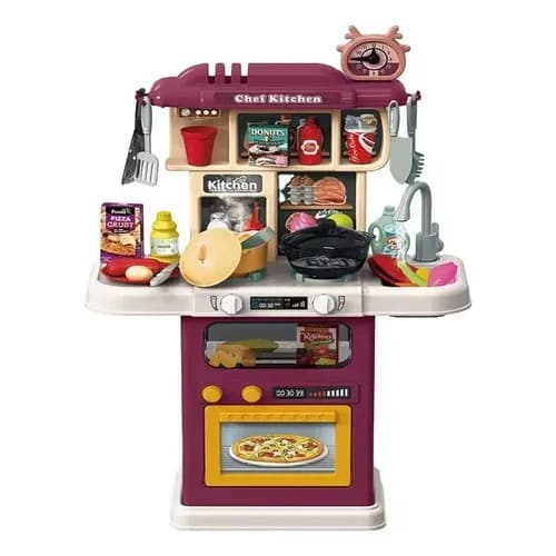 Cocina Infantil Juguete Con Luz Y Sonido 64 Piezas — miniatura 2