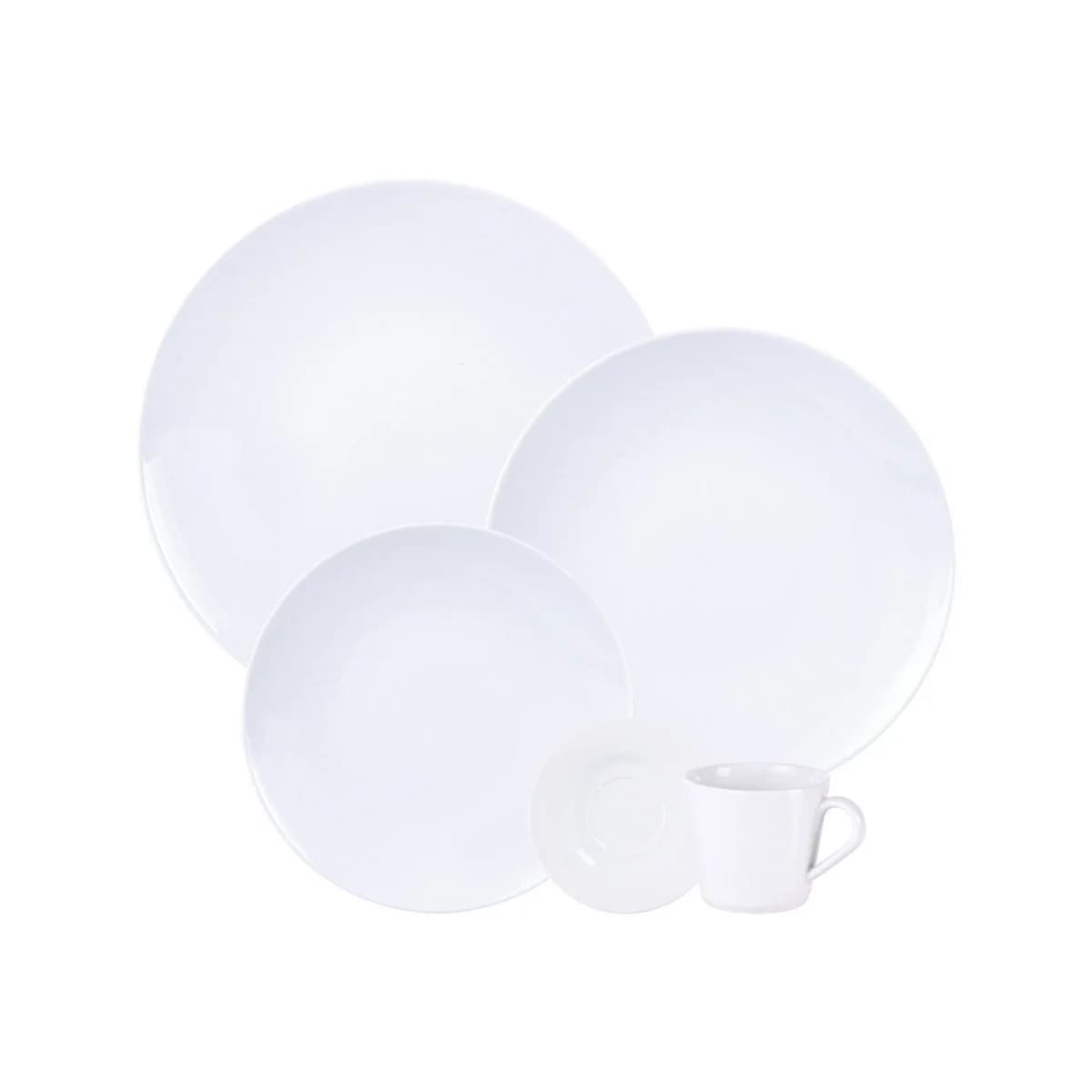 Juego de vajilla de porcelana Tramontina Leonora 20 piezas para 4 personas