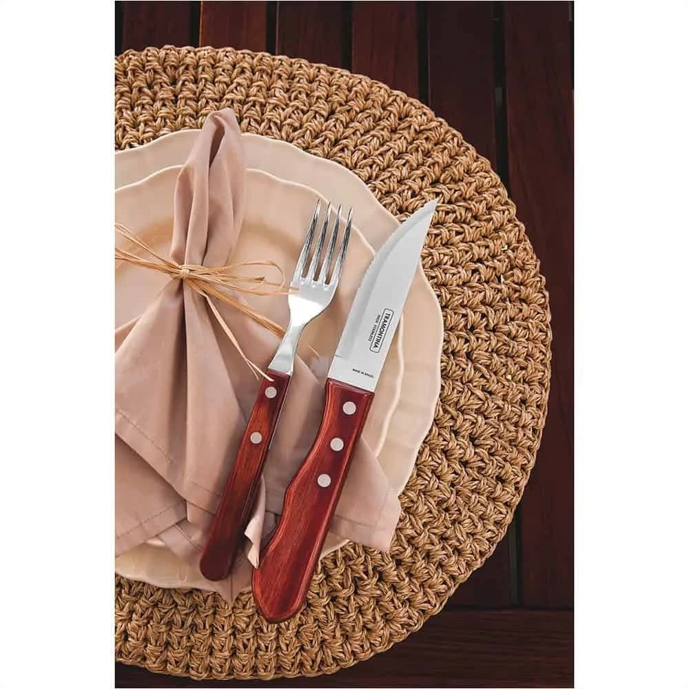 Tenedor Jumbo X12 Unid. Polywood Tramontina — miniatura 5