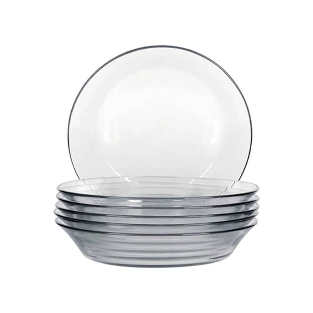 Plato Hondo Duralex 22 Cm Incoloro X6 Unid. — imagen 1 de 1