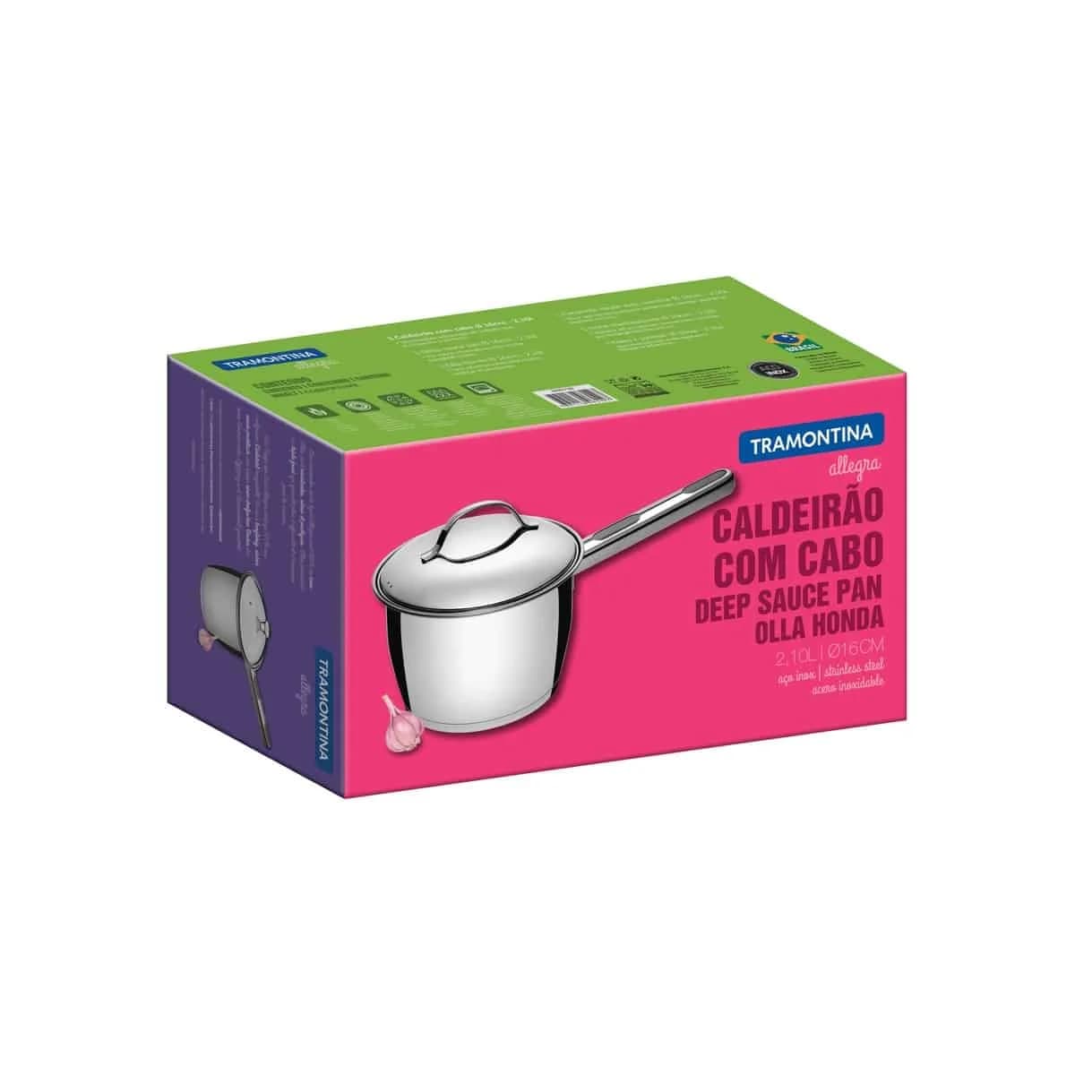 Olla Induccion Con Mango Tramontina 16 Cm 2 Litros Allegra — miniatura 2