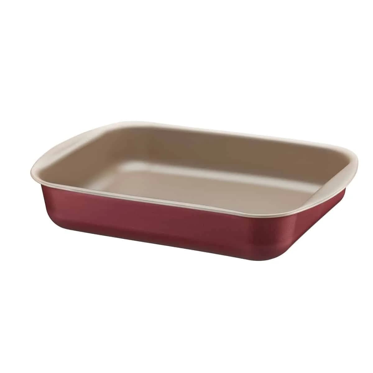 Asadera Tramontina Teflon Honda Roja 22 Cm — imagen 1 de 4