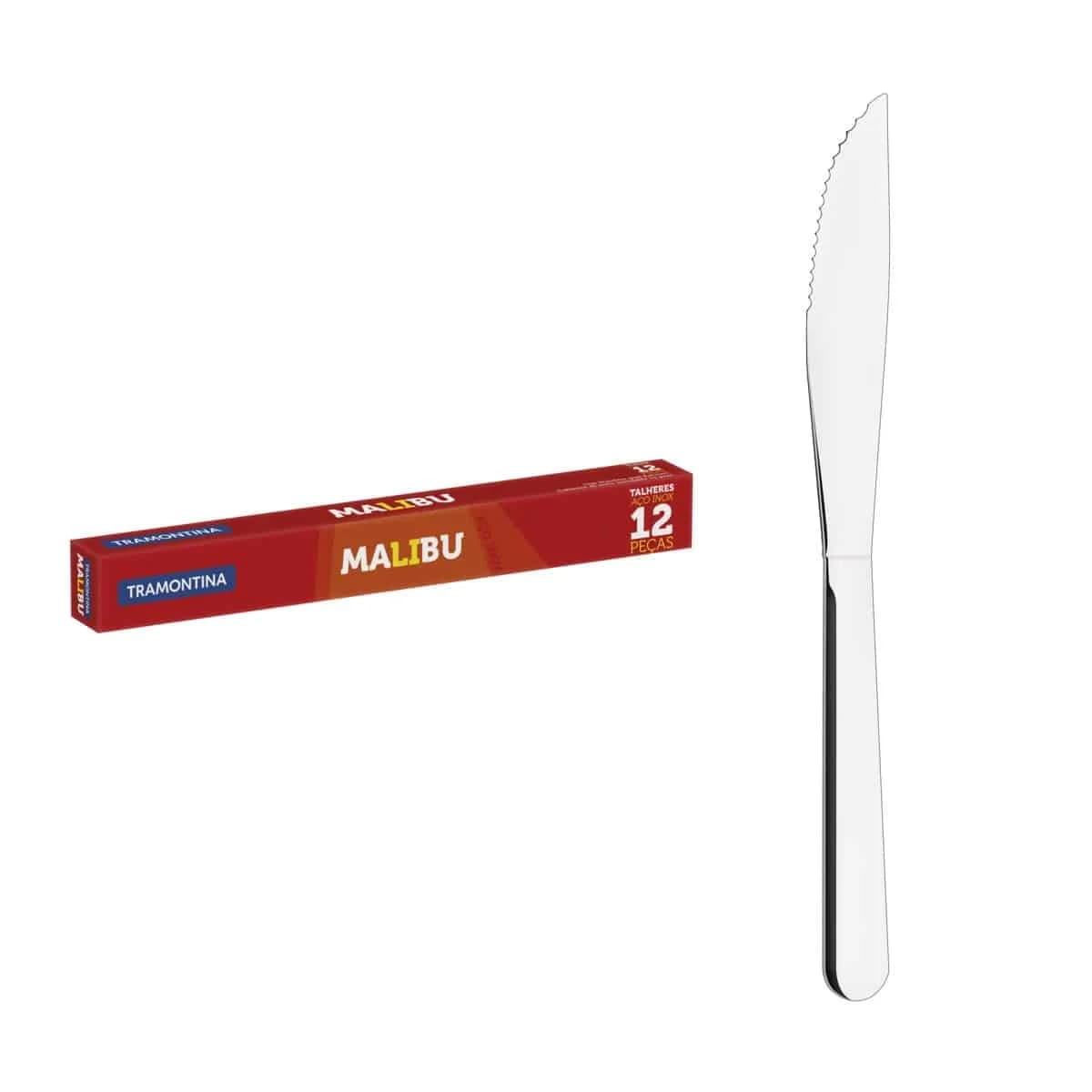 Cuchillo Asado Malibu X 12 Unid. Tramontina Acero Inoxidable — miniatura 2