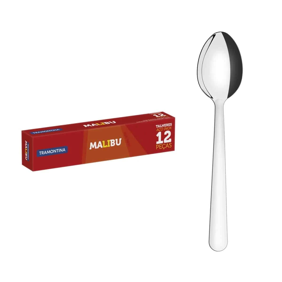 Cuchara Malibu X 12 Unid. Tramontina Ac. Inoxidable — miniatura 2