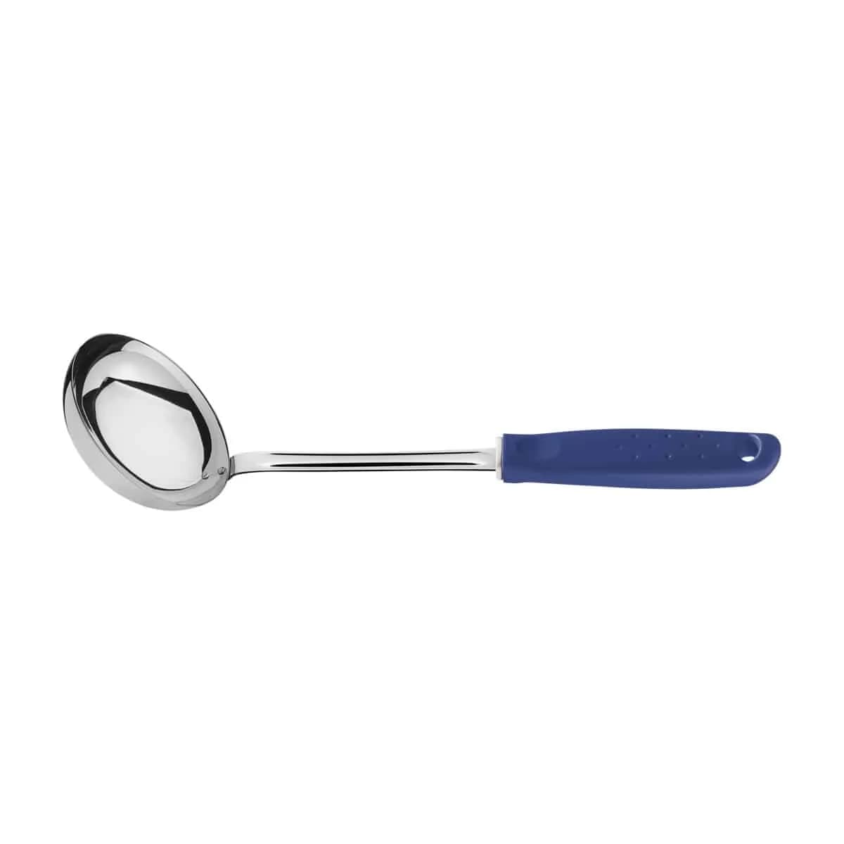 Cucharon de Acero Inoxidable Tramontina Utilita Azul — imagen 1 de 2