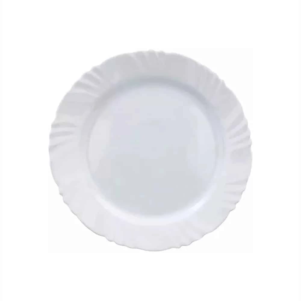 Plato Llano Duralex Opaline Petala 25,5 Cm