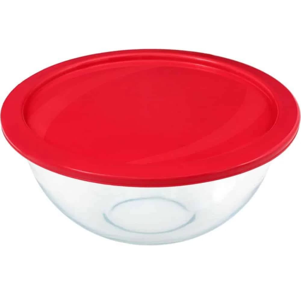 Bowl Vidrio Con Tapa Marinex 3000 Ml — imagen 1 de 3