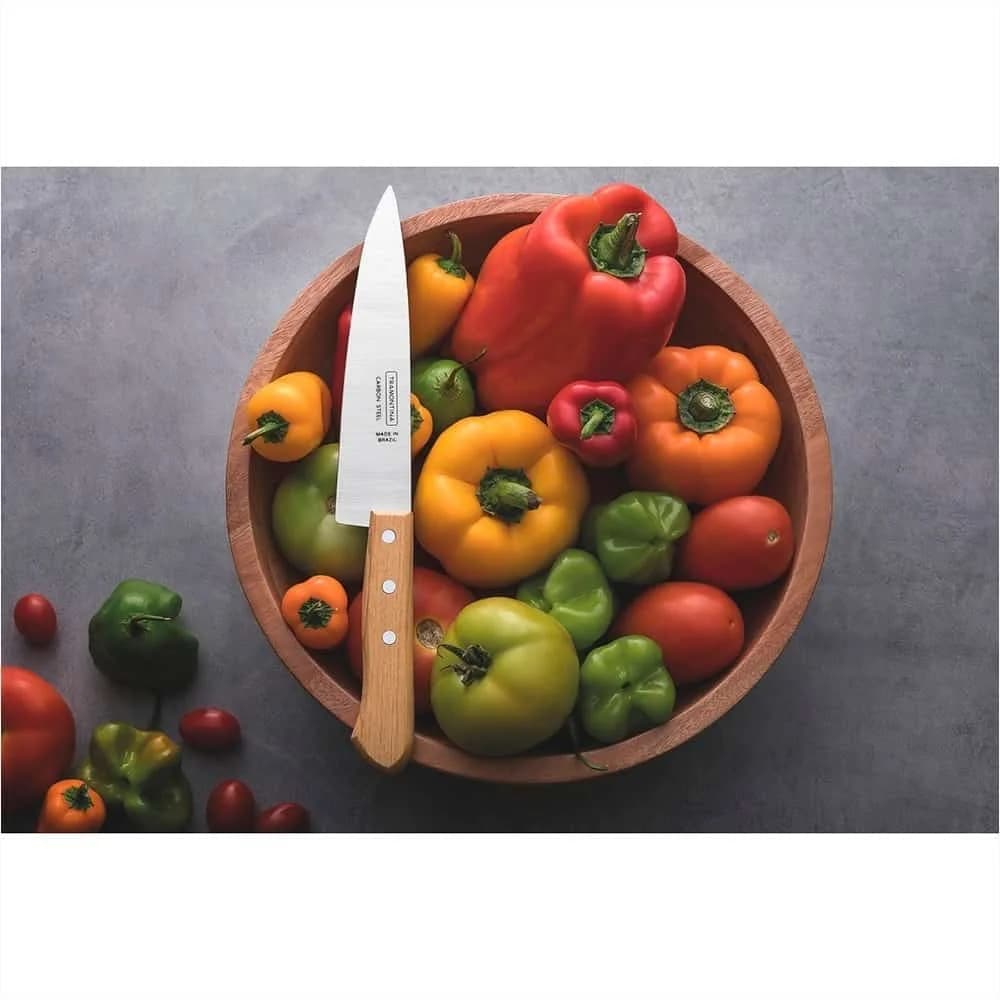 Cuchilla Cocina Tramontina 7 Pulgadas Carbono — miniatura 2