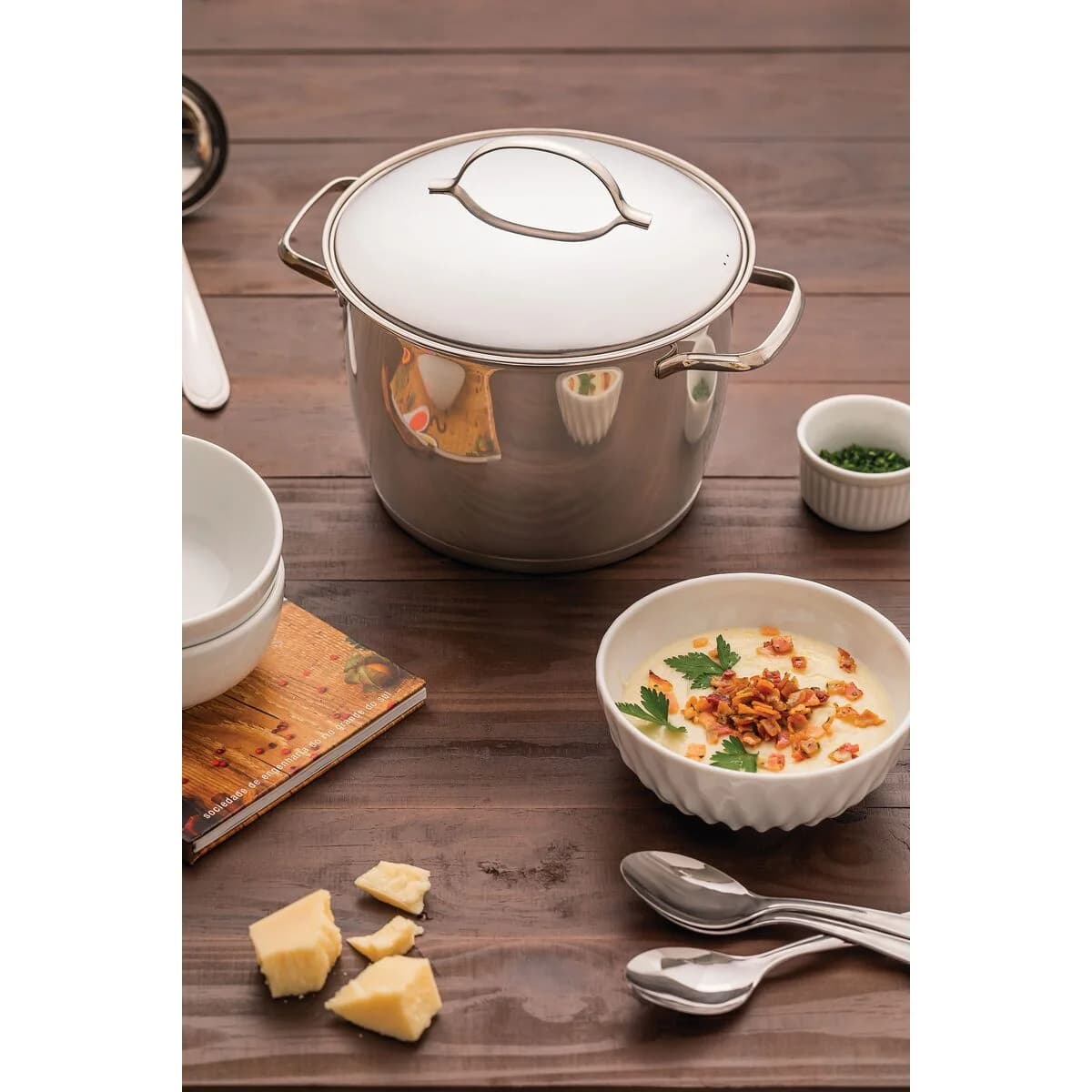 Olla Induccion Tramontina 24 Cm 7,50 Litros Allegra — miniatura 5