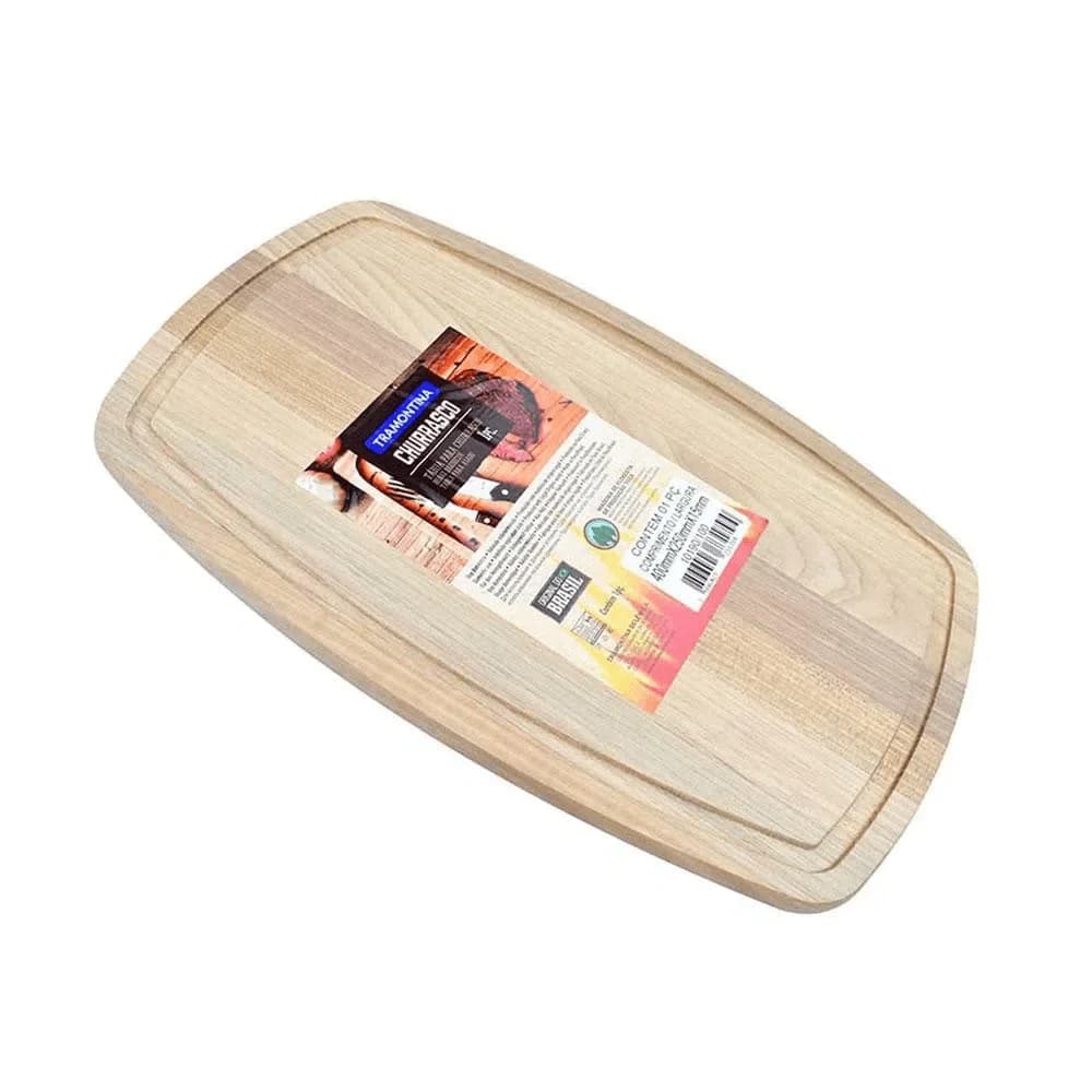 Tabla De Madera 40 X 25 Cm Churrasco Tramontina — imagen 1 de 1