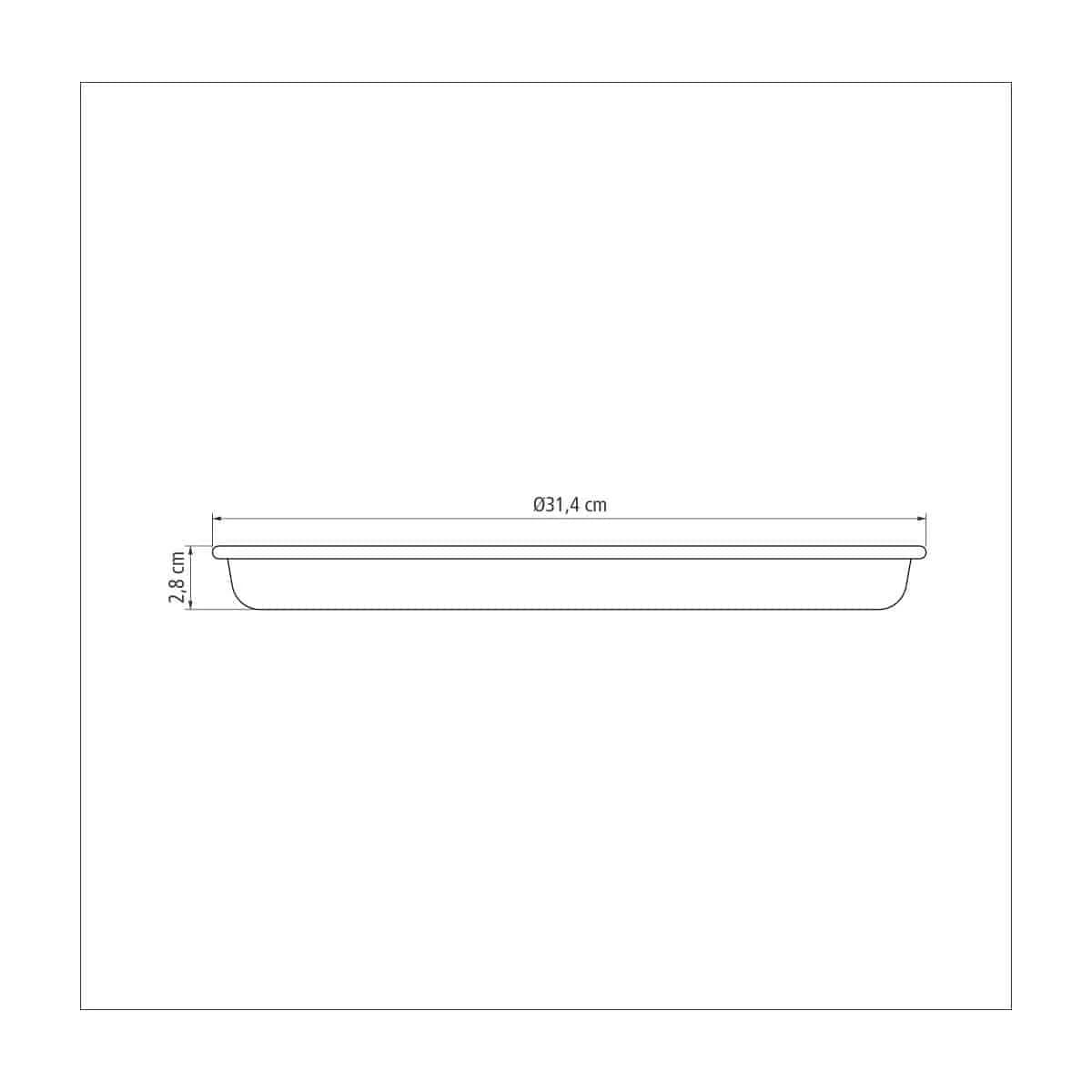 Asadera Pizza Tramontina Teflon 30 Cm Pizzera — miniatura 3