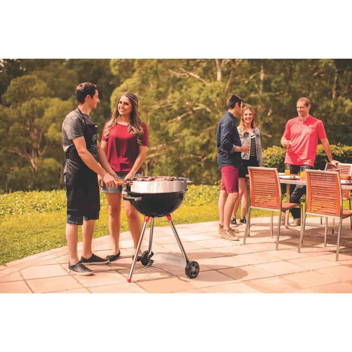 Parrilla Grill Barbacoa Tramontina A Carbon Tcp-560l — miniatura 4