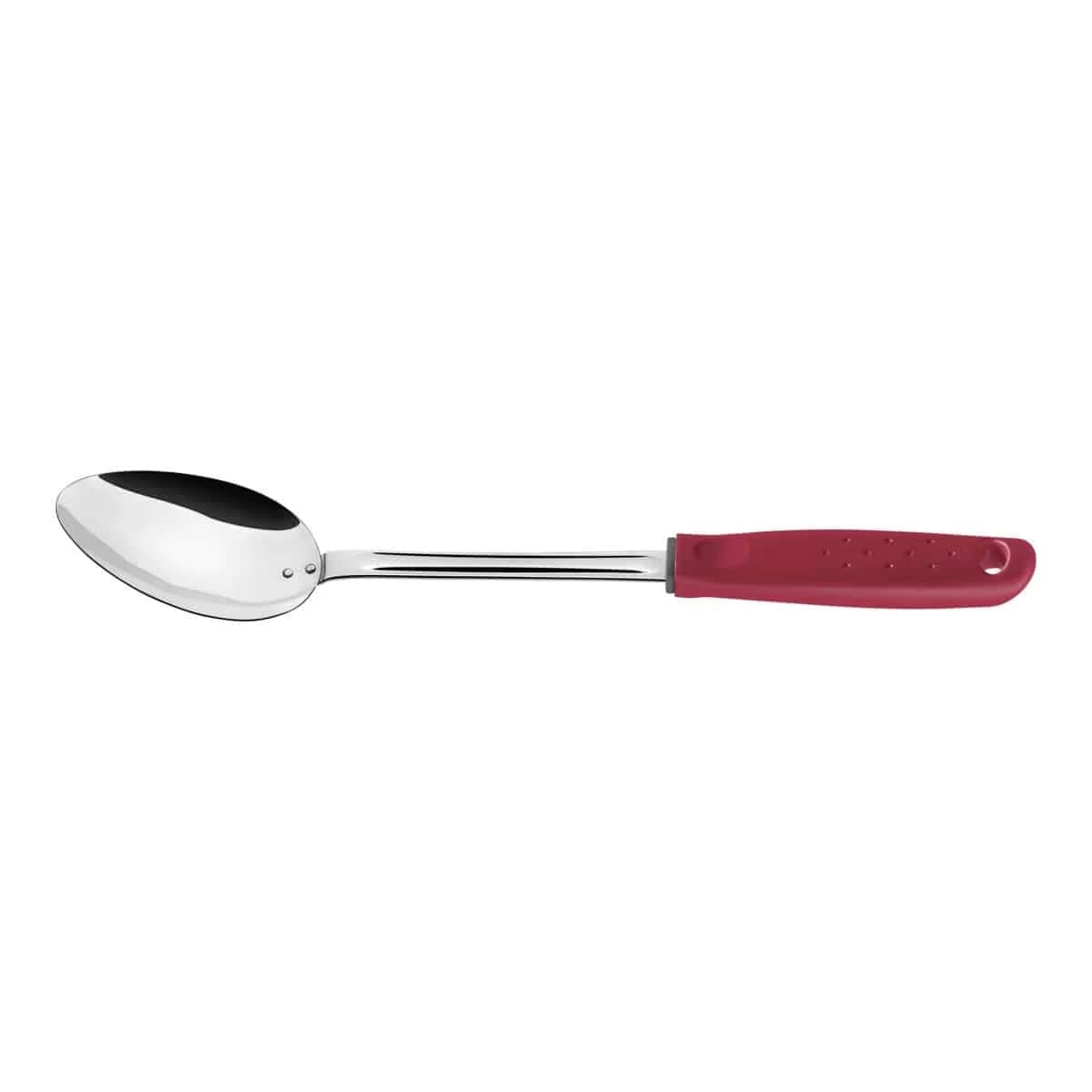 Cuchara Para Servir Tramontina Acero Inoxidable Rojo — imagen 1 de 2
