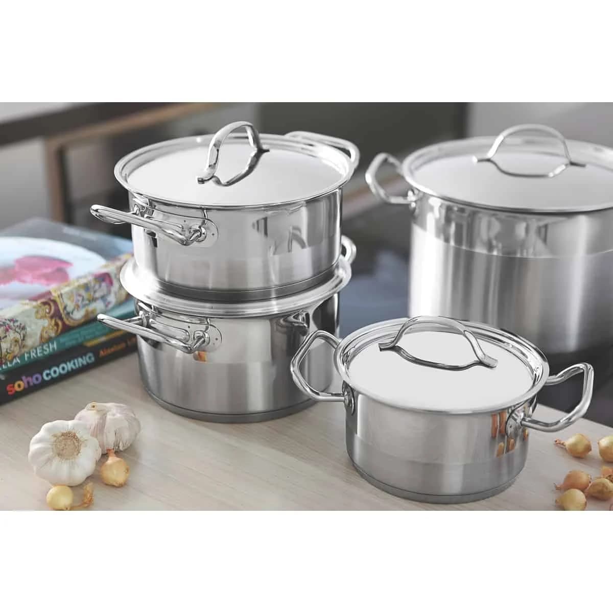 Olla Induccion Tramontina 7,1 Litros 28 Cm Acero Inoxidable — miniatura 4