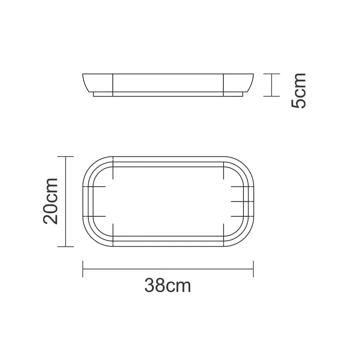 Fuente Recipiente De Madera Rectangular Tramontina Asado — miniatura 2