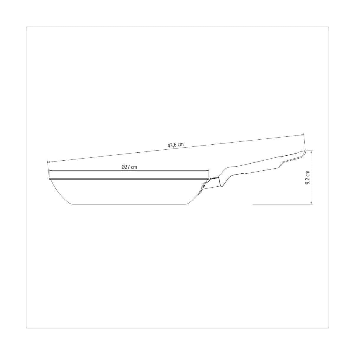 Sarten Antiadherente Tramontina Teflon 26 Cm Loreto — miniatura 3