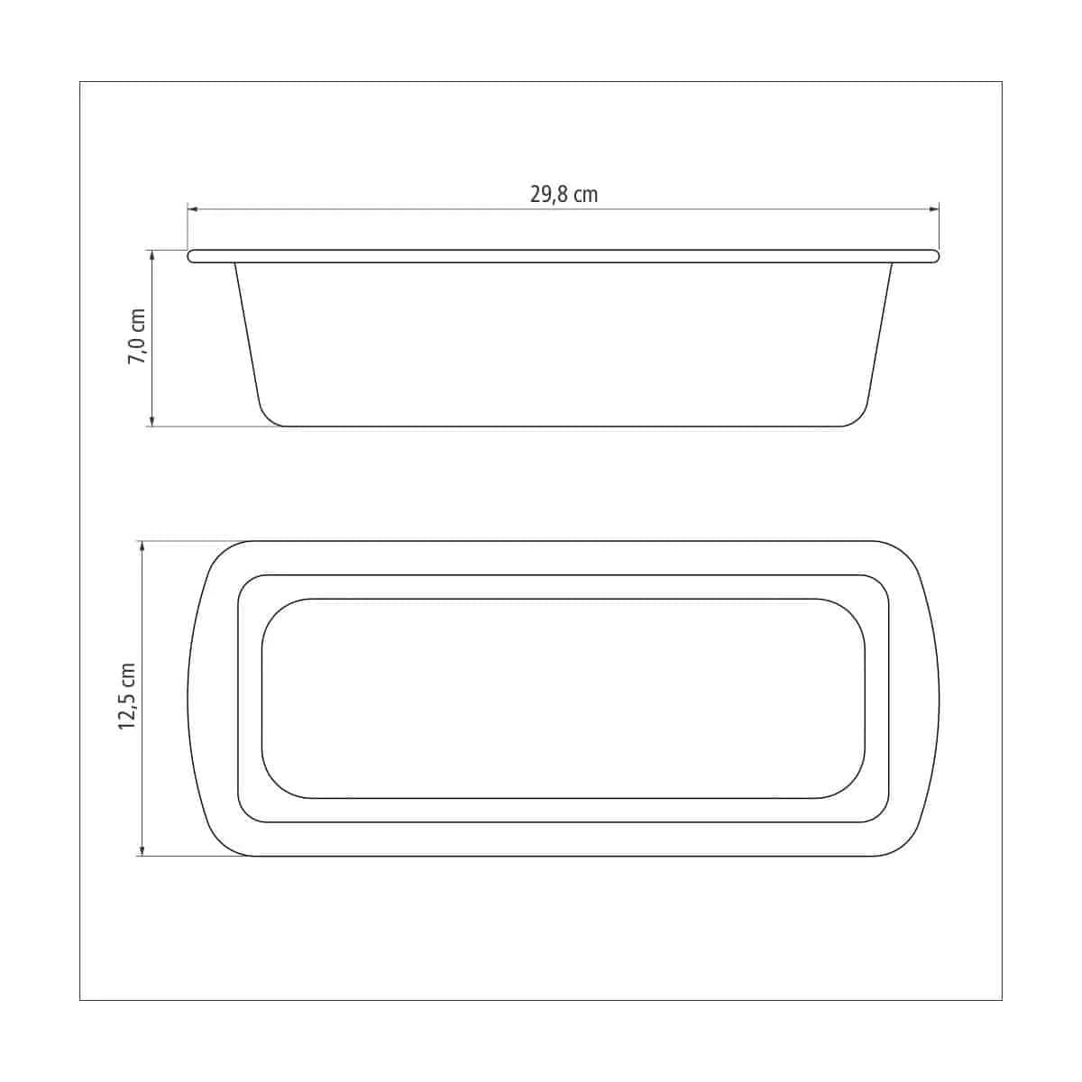 Molde Tramontina Teflon Pan Budinera 26 Cm — miniatura 3