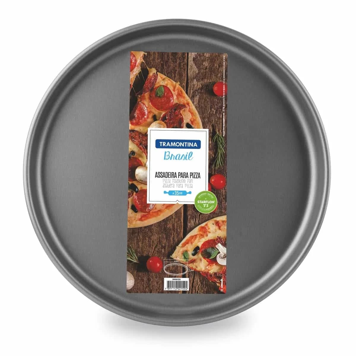 Asadera Pizza Tramontina Teflon 35 Cm Pizzera — imagen 1 de 5
