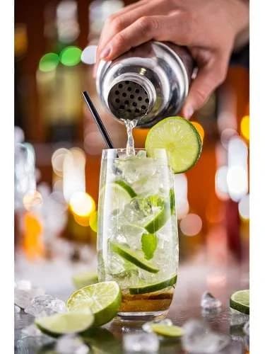 Coctelera Acero Inoxidable Bartender Barman Cocteleria — miniatura 2