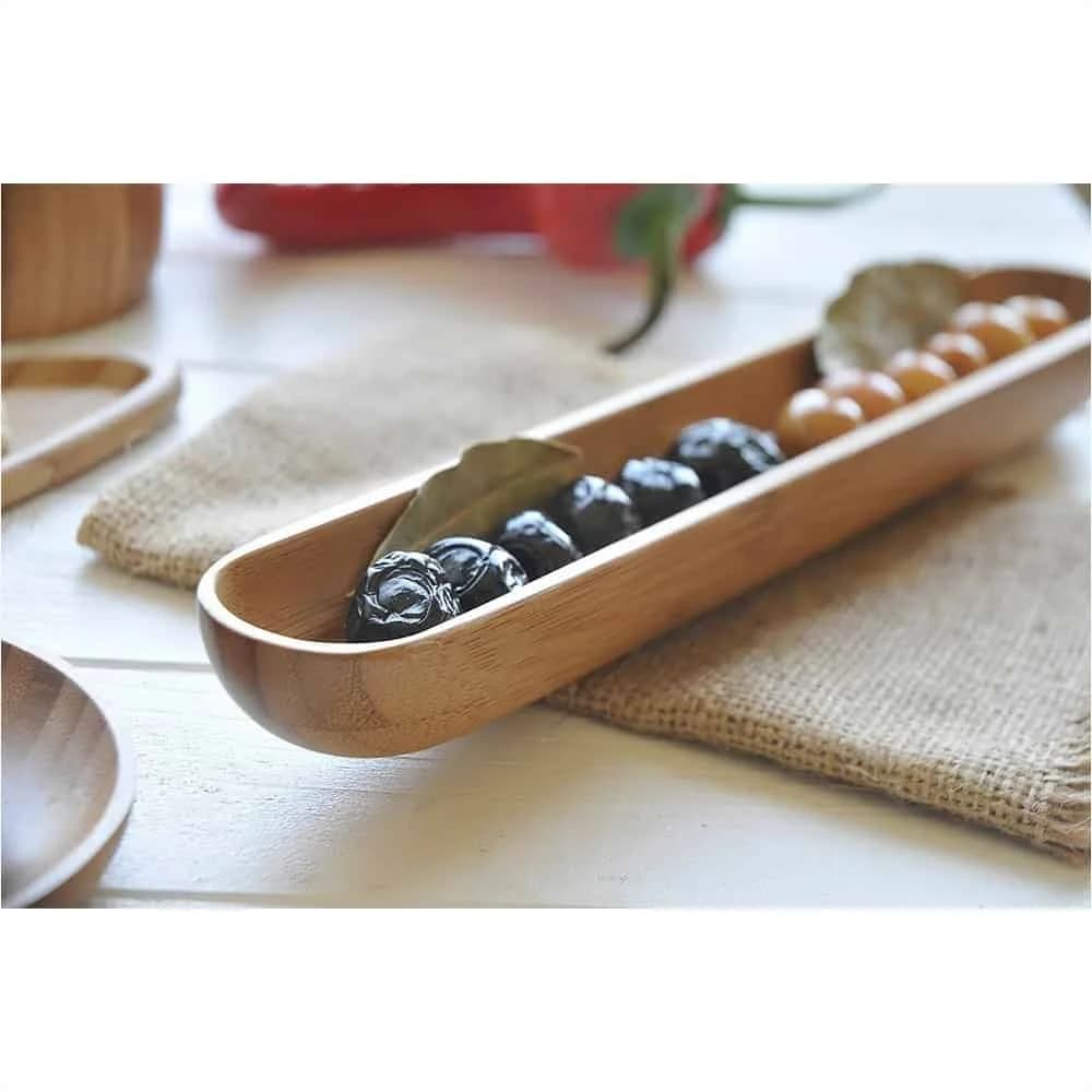 Plato De Bambu Copetinero 30 Cm Bambum Luiz — miniatura 2