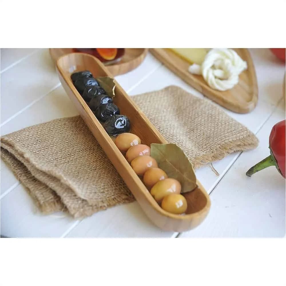 Plato De Bambu Copetinero 30 Cm Bambum Luiz — miniatura 3