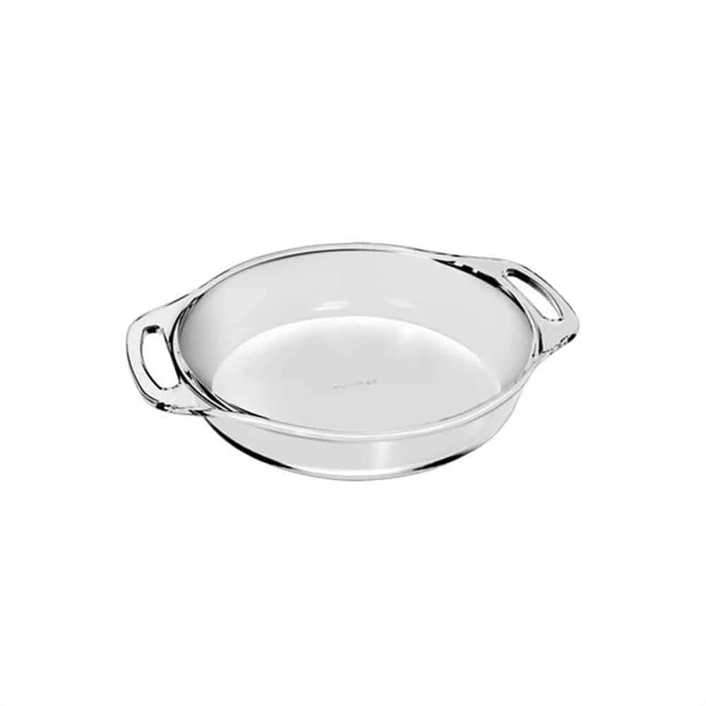 Asadera Vidrio Marinex Redonda 2400 Ml Seletta Con Asas — imagen 1 de 1