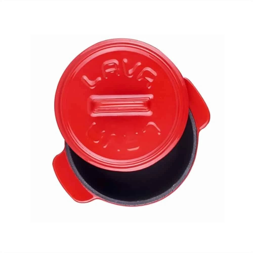 Cacerola Olla Mini Hierro Fundido Esmaltado Lava 10 Cm — imagen 3 de 3