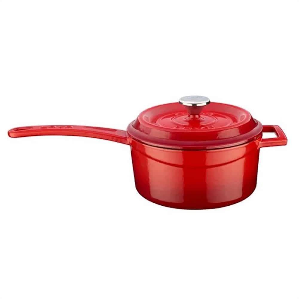 Cacerola Olla Lava Hierro Fundido Esmaltado Con Mango 16 Cm — imagen 1 de 4