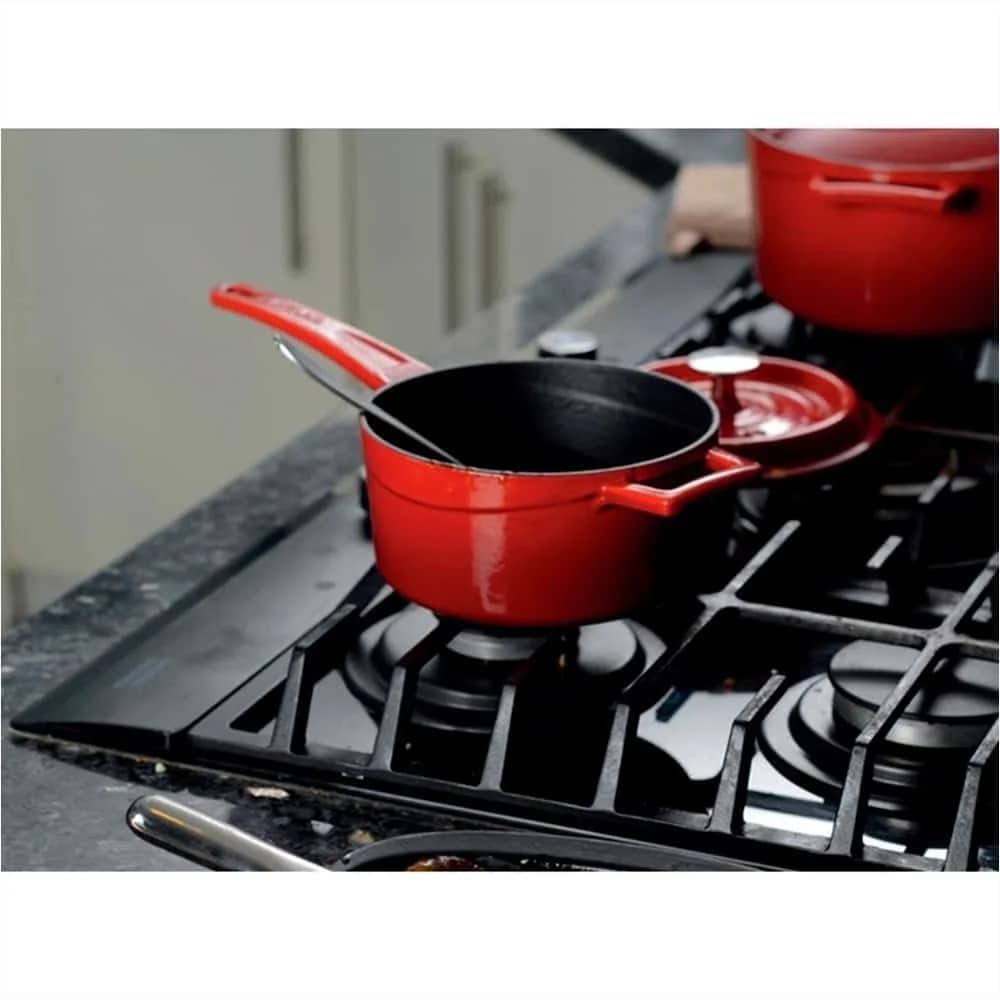 Cacerola Olla Lava Hierro Fundido Esmaltado Con Mango 16 Cm — miniatura 4