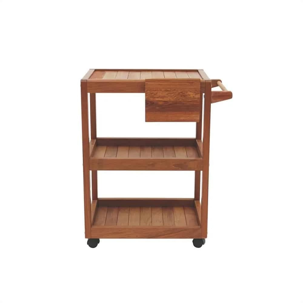 Carro Auxiliar Para Asado Tramontina Madera Maciza Barbacoa — miniatura 2